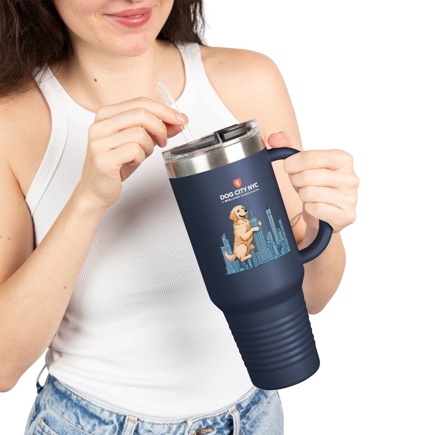 Dog City NYC Insulated Travel Mug