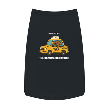 'Too Cute to Commute' Tank Top - Black