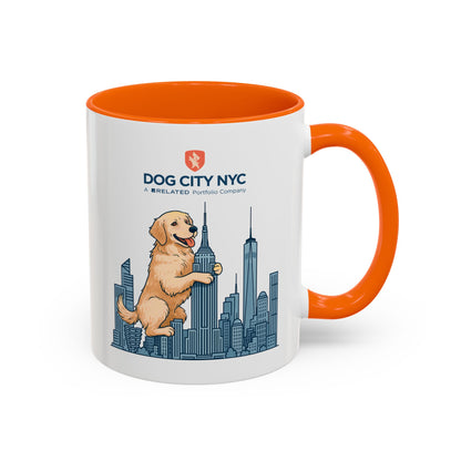 Dog City NYC Accent Coffee Mug