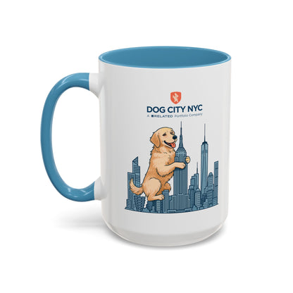 Dog City NYC Accent Coffee Mug