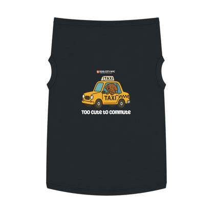 'Too Cute to Commute' Tank Top - Black
