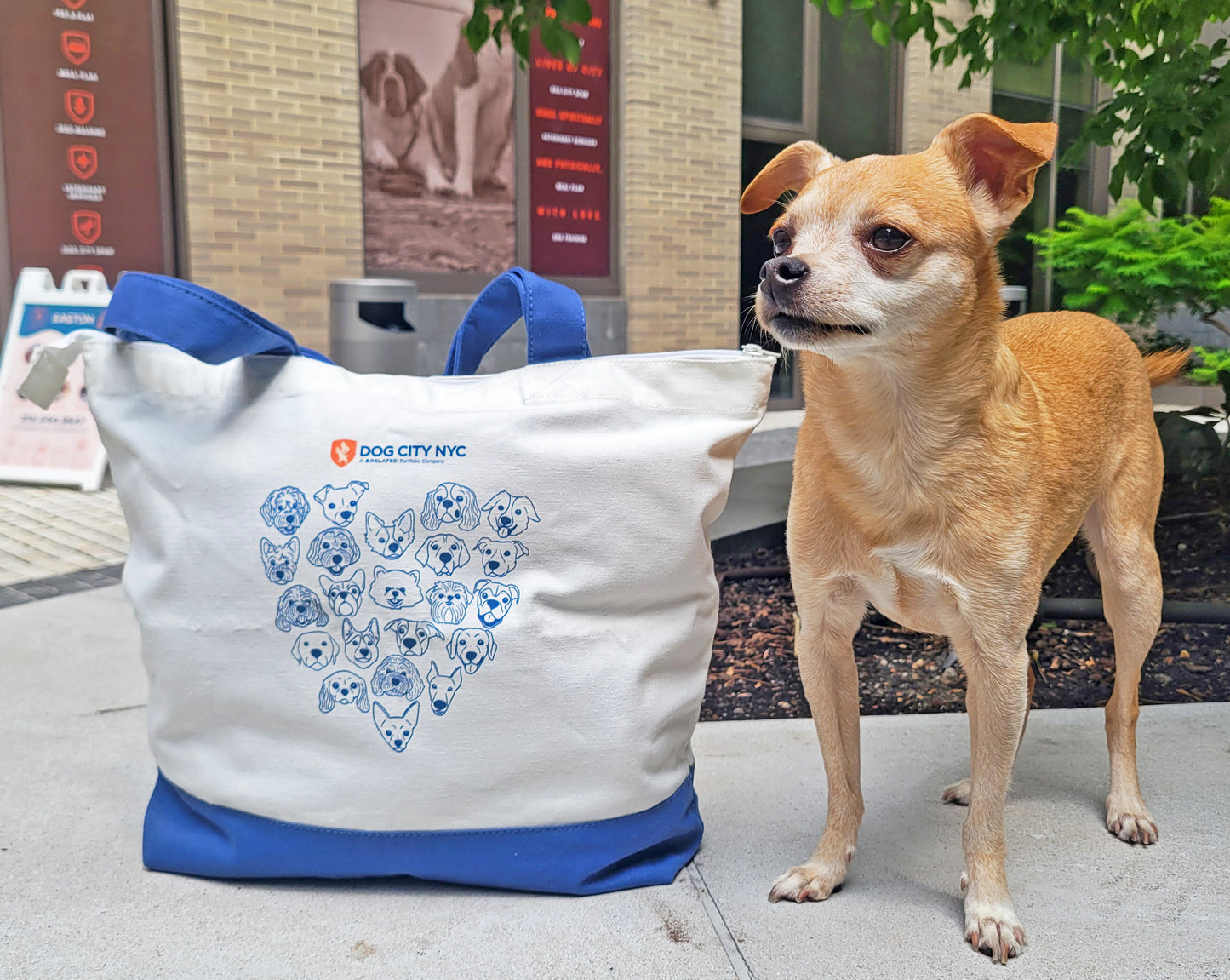 Dog City NYC Tote Bag